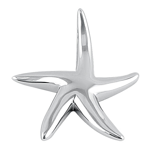 Sterling Silver Big Starfish Pendant