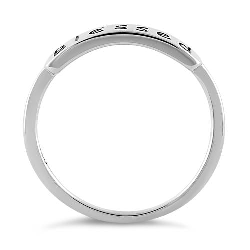 Sterling Silver "Blessed" Ring