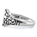 Sterling Silver Blood Cross Ring