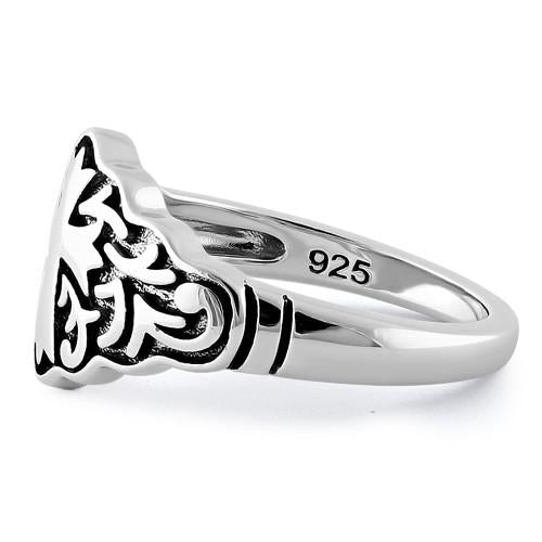 Sterling Silver Blood Cross Ring