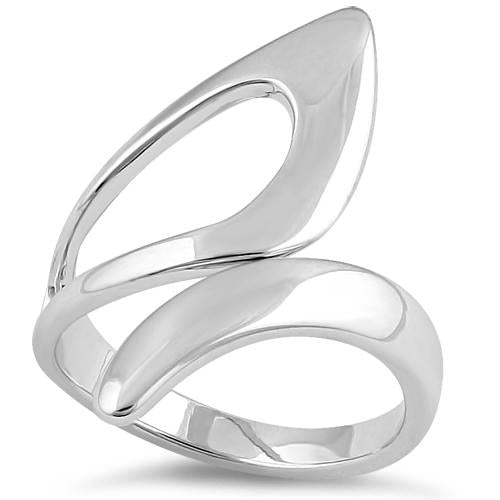 Sterling Silver Bold Unqiue Shapes Ring