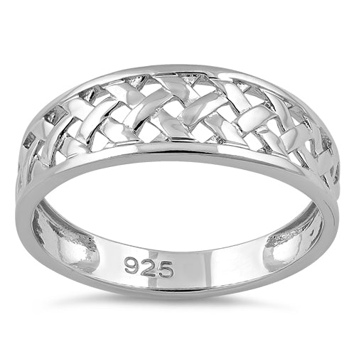 Sterling Silver Braided Ring