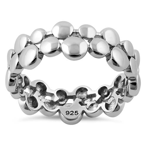 Sterling Silver Bubbles Ring