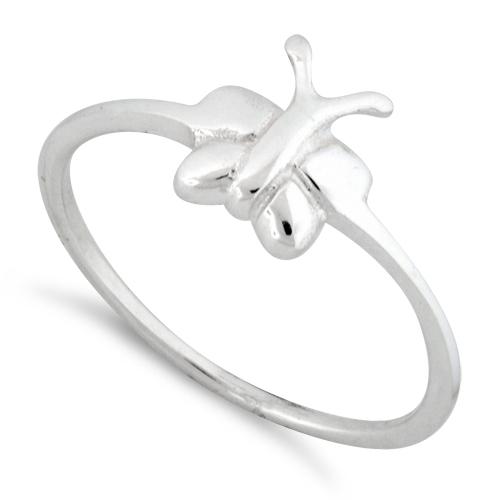 Sterling Silver Butterfly Ring