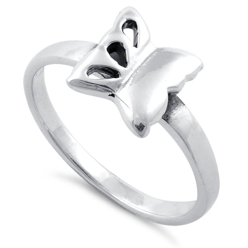 Sterling Silver Butterfly Ring