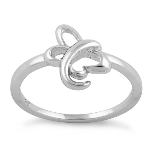 Sterling Silver Butterfly Ring