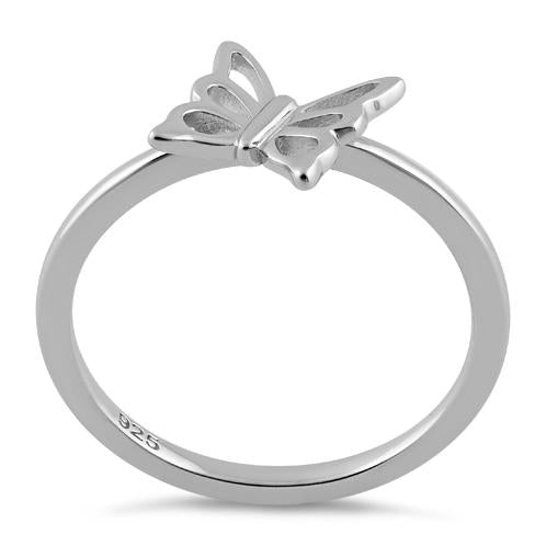 Sterling Silver Butterfly Ring