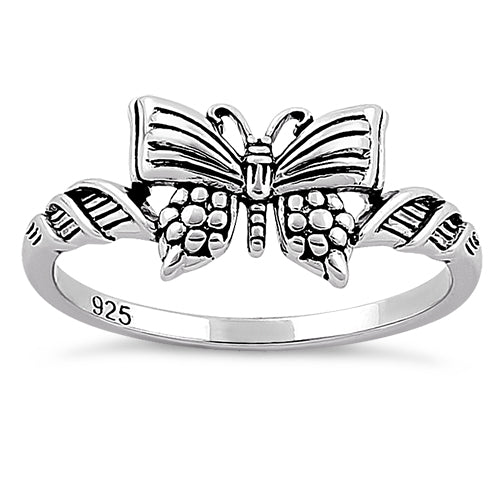 Sterling Silver Butterfly Ring