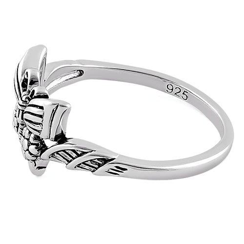 Sterling Silver Butterfly Ring