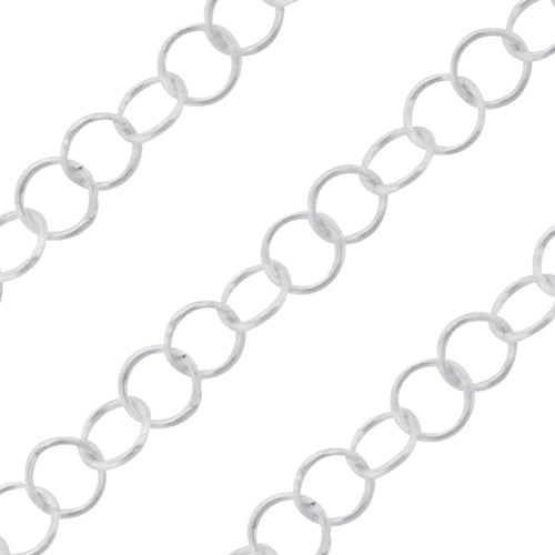 Sterling Silver Cable Chain 3mm (sold by the foot)
