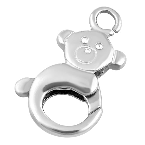 Sterling Silver Casting Bear Lock 17.0mm