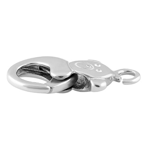 Sterling Silver Casting Bear Lock 17.0mm