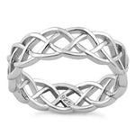 Sterling Silver Celtic Braided Band Ring
