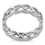 Sterling Silver Celtic Braided Band Ring