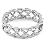Sterling Silver Celtic Braided Band Ring