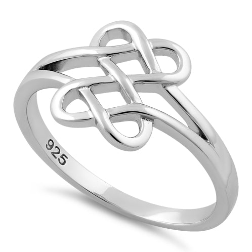 Sterling Silver Celtic Ladies Ring