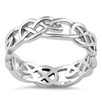 Sterling Silver Celtic Pattern Ring