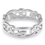 Sterling Silver Celtic Pattern Ring