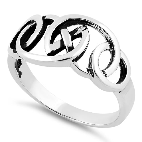 Sterling Silver Celtic Unique Ring