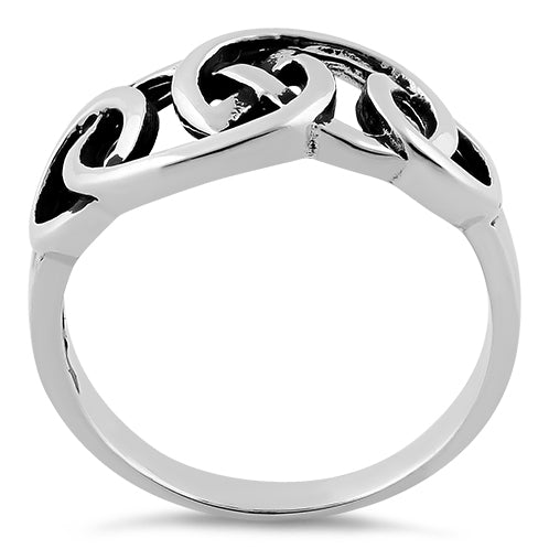 Sterling Silver Celtic Unique Ring