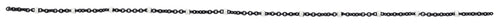 Sterling Silver Chain 2 Tone (Gunmetal / Silver) 1 x 1.5mm (sold by the foot)