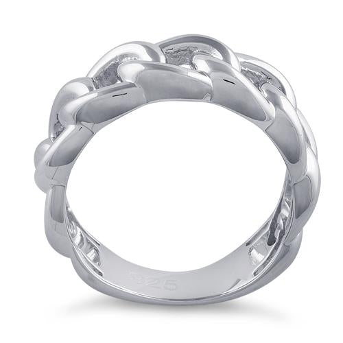 Sterling Silver Chain Link Ring