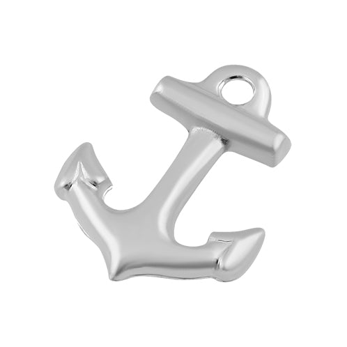 Sterling Silver Charm Anchor 11 x 8.5mm - PACK OF 10