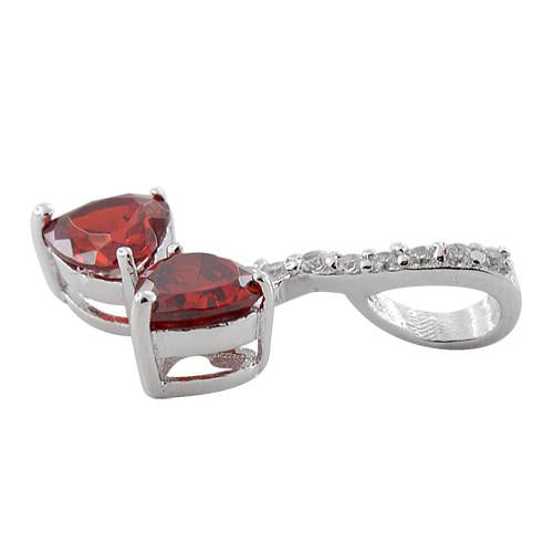 Red CZ Hearts