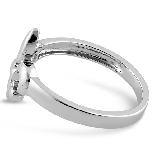 Sterling Silver Classic Fleur de Lis Ring