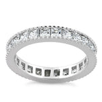 Sterling Silver CZ Eternity Band Ring