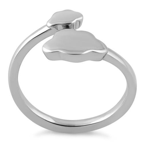 Sterling Silver Clouds Ring