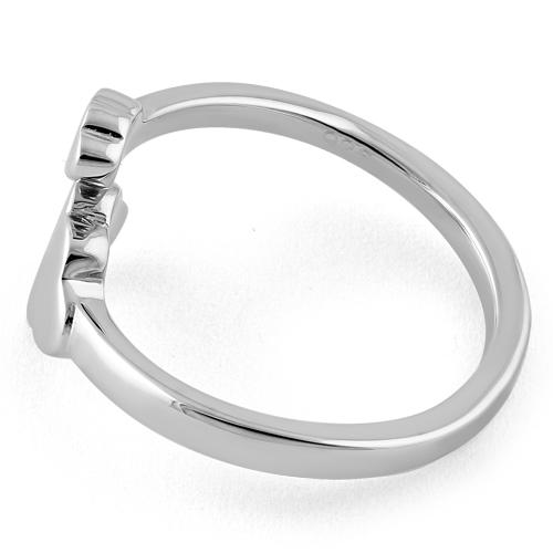 Sterling Silver Clouds Ring