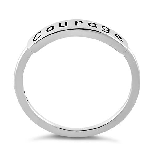 Sterling Silver "Courage" Ring