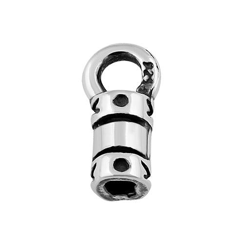 Sterling Silver Crimp End Cap 2.8mm - Pack of 2