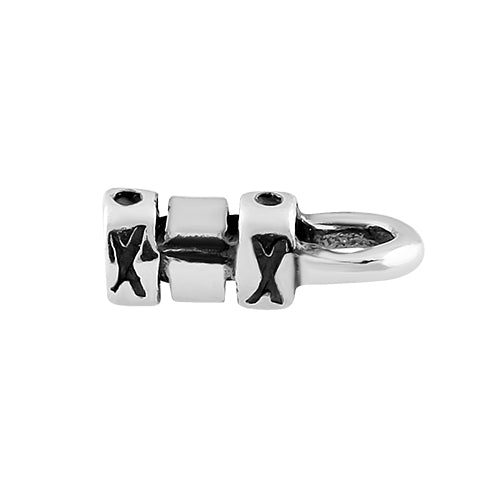 Sterling Silver Crimp End Cap 2.8mm - Pack of 2