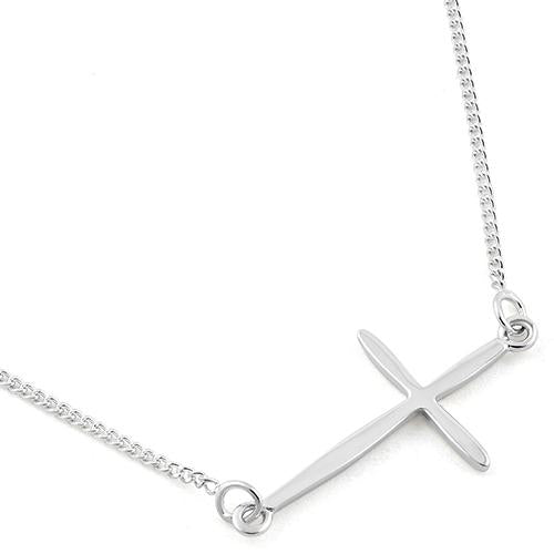 Sterling Silver Cross Necklace