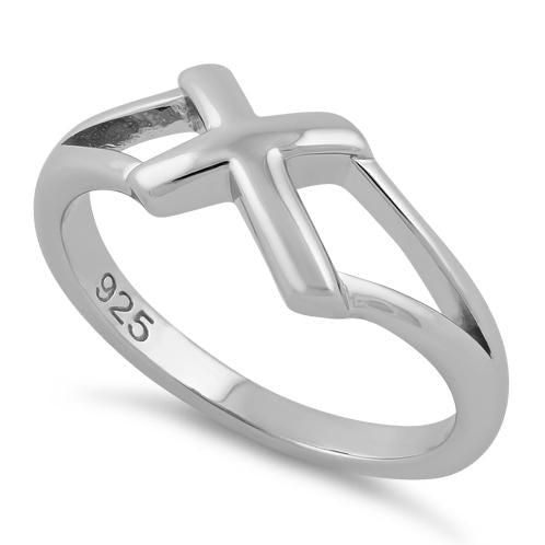 Sterling Silver Cross Ring