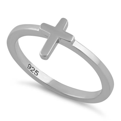 Sterling Silver Cross Ring