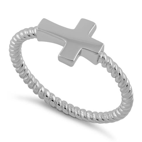 Sterling Silver Cross Ring