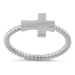 Sterling Silver Cross Ring