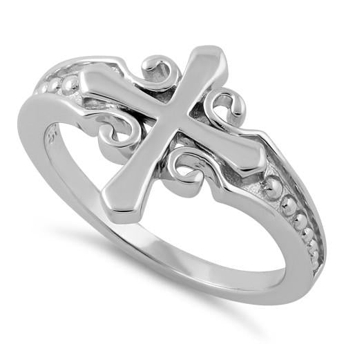 Sterling Silver Cross Ring