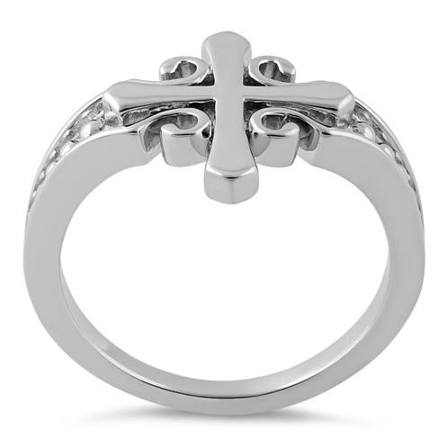 Sterling Silver Cross Ring