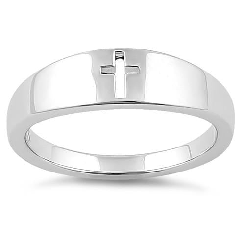 Sterling Silver Cross Ring