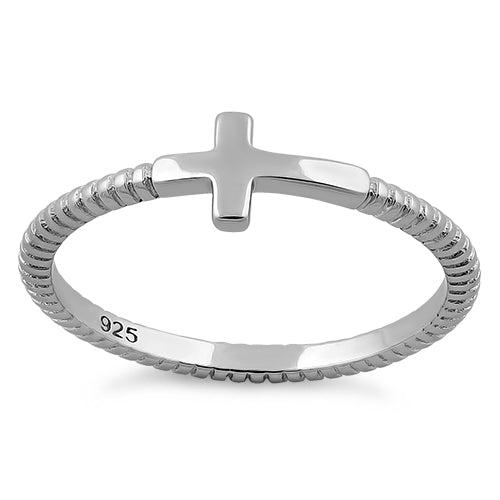 Sterling Silver Cross Ring