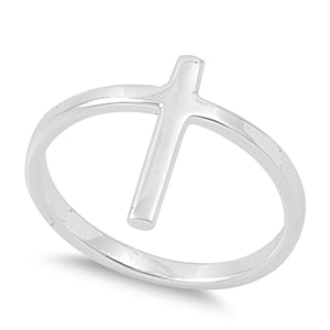 Sterling Silver Cross Ring