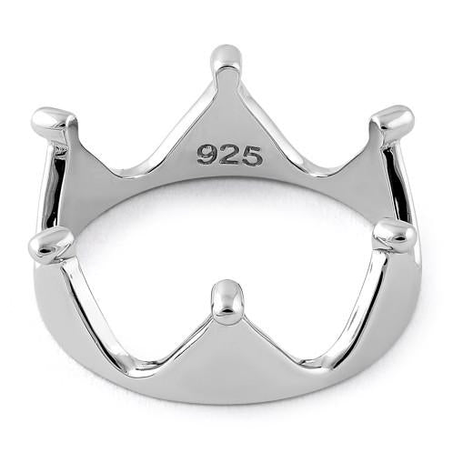 Sterling Silver Crown Ring