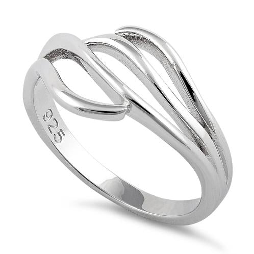 Sterling Silver Curves Ring