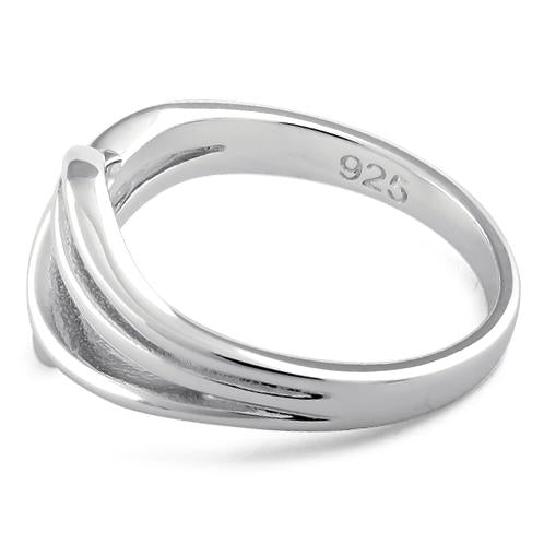 Sterling Silver Curves Ring