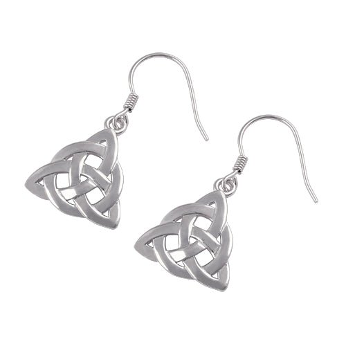 Sterling Silver Dangling Celtic Earrings