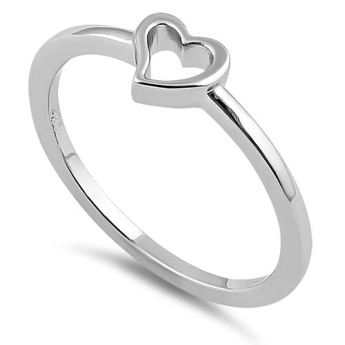 Sterling Silver Darling Heart Ring